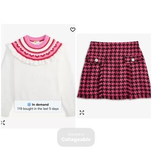 Girls Sweater/Skirt Set NWT (14)
